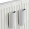 White Ceramic Hanging Radiator Humidifiers - Pack of 2