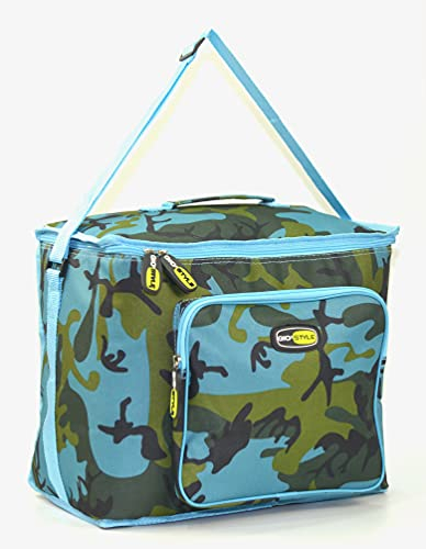 Giostyle Borsa Termica Camouflage | 20 L | Tracolla Regolabile | Ideale per Picnic ed Escursioni | Colori Assortiti