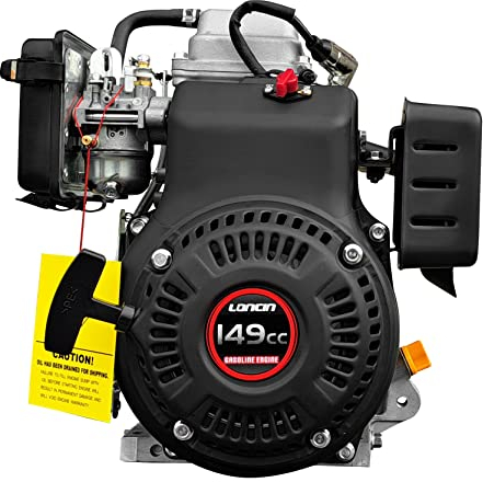 Loncin LC165F-3H Benzinmotor Motor 4-Takt Standmotor Ersatzmotor Benzin 149 CCM Rüttelplatte Kartmotor Einachser Austauschmotor