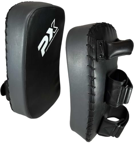 TEKKA BUDO PX Arm Mitt Schlagpolster - Curve PU - 40 x 20 x 8 cm - Einzelne Arm Makiwara - Gekrümmt - Kunstleder