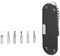 DRACHENADER UK Legal Small Folding Pocket Knife, Non-Locking Mini Multitool with 6 Screwdriver Bits, 420 Stainless Steel Blade, for Outdoor, Camping, DIY