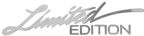 Decalcomania Automobilistica In Metallo - Adesivo Per Carrozzeria In Edizione Limitata, Distintivo Con Emblema Con Logo Impermeabile | Distintivo In Metallo Premium Per Auto, Moto, SUV, Furgoni, Styli