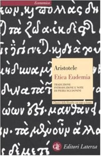 Etica eudemia. Testo greco a fronte