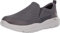 Skechers Performance GO WALK EVOLUTION ULTRA IMPECCABLE, Zapatillas sin cordones para Hombre, Charcoal Textile, 43.5 EU