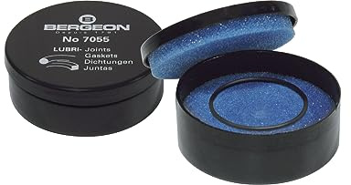 Bergeon 7055 Waterproof Watch Gasket Paste, Professional Watch Repair Sealing Grease Lubricator Silicone Sealant Box O-Ring Pocket - Swiss Made Watchmakers Tool