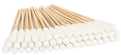 Tamponi di Cotone di bambù, Tampone di Cotone Lungo 100 Pezzi, Pulitore per Le Orecchie di Cane per Le Orecchie di Cotone, Pulitore per Orecchie Morbide per la Pulizia delle