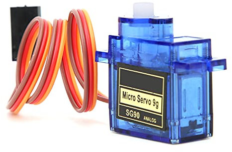 Agatige SG90 Micro Servo Motor, 90°-180° Mini Servo Kit Metal Geared Servo Motor Set para RC Helicóptero Avión Coche Barco Robot Brazo Mano Caminar Servo Control de Cerradura de Puerta