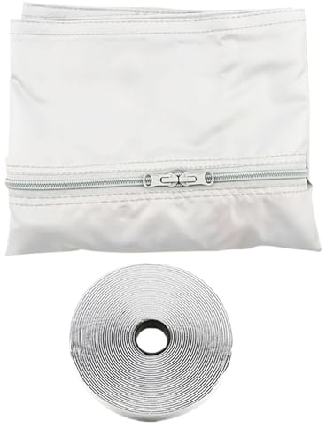 Kit portátil de ventana de aire acondicionado, kit de sellado de ventana portátil | Accesorios compactos para dormitorio, viajes, dormitorio, sala de estar