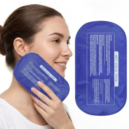AYBUY Ice Packs, Reusable Hot and Cold Gel Packs, Flexible Hot and Cold Compress Cooling Pack for Arms, Shoulders, Knees, Legs Back and More
