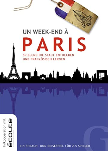 Hueber Verlag GmbH Un Week-end à Paris: Spielend die Stadt entdecken und Französisch Lernen/EIN Sprach- und Reisespiel für 2-5 Spieler, White