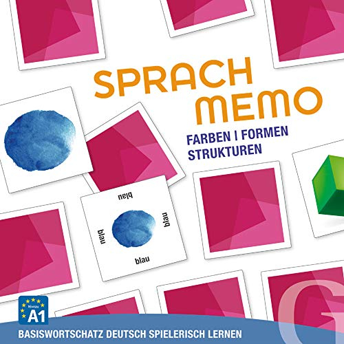 SPRACHMEMO Farben / Formen / Strukturen: Basiswortschatz Deutsch spielerisch lernen / Sprachspiel