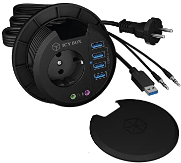 Hub 4-Port IcyBox USB 3.0 IB-Hub1430 Tisch-Hub extern retail