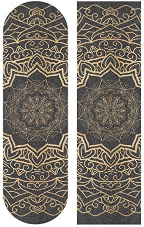 Mnsruu Retro Roma Flower Skateboard-Griptape, Roller, Deck, Sandpapier, 22,9 x 83,8 cm