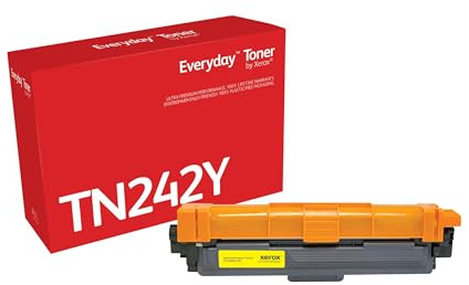 Everyday by Xerox Yellow Toner compatible with Brother TN242Y, Standard Capacity