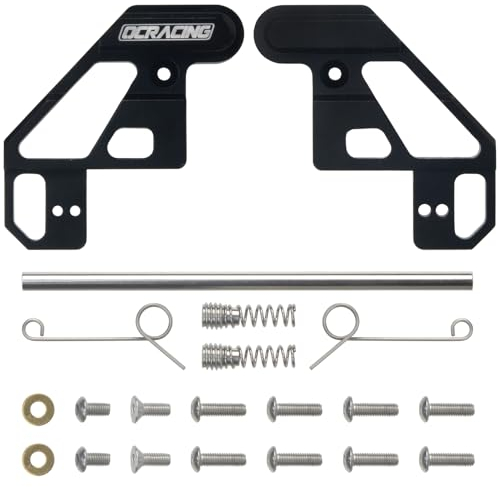 HobbyMarking Aluminum Rear Axle Suspension Mount Hanger w/Built in Spring for Tamyia CW-01 Chassis Lunch Box Midnight Pumpkin RC Buggy Car Upgrade Parts