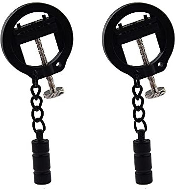 Metal Nipple Clamps Exotics Weight Nipple Grips Non-Piercing Nipple Rings Adjustable Metal Nipple Clamps Nipple Clip for Women Nipple Toy