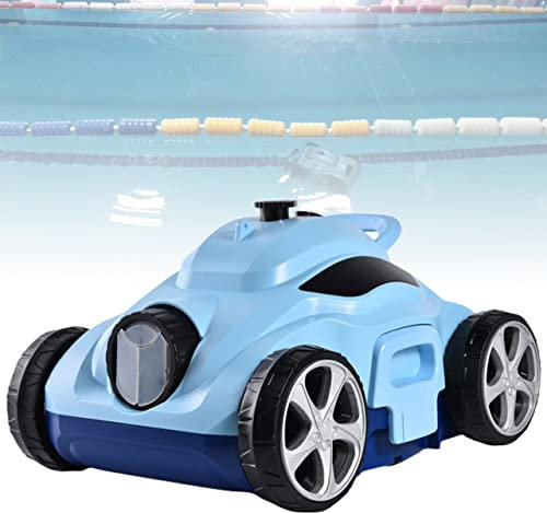 LYFDPN Limpiador robótico inalámbrico para Piscinas, navegación Inteligente y Filtro de Carga Superior para una Limpieza definitiva, Ideal para Todo Tipo de Piscinas enterradas