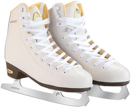 Blissbuilt Patins à Glace pour Les Loisirs Femme,Chaussures de Patinage sur Glace pour Femme,Homme,Patins à Glace pour Jeunes,laçage,Design Classique,Lame en Acier Inoxydable,Convient aux patinoires