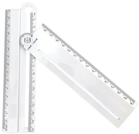 jopiuieo Rapporteur d'angle – Règle de dessin d'angle – Outil de mesure