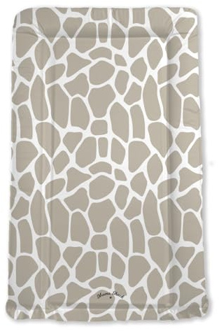 Changing Mat by Mama Shack - Baby Changing Mat with Wedge Design - Waterproof - Fits Most Baby Changing Tables - 73 x 46 cm (Giraffe Print)