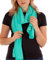 DOLCE ABBRACCIO by RiemTEX Schal Damen PRIMAVERA XXL Schals & Tücher in Türkis Chiffontücher Damenschals Halstücher Stola Pashmina Tuch aus Chiffon Sommer Frühling Ganzjährig (Türkis)