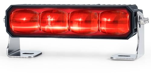 Dinfu 30W Led Rot Gabelstapler Licht, 12-80V Led Rot Blitzer Seitenlinie Markierungsleuchte Frontblitzer Warnlicht Stroboskop Blitzer für Autos Stapler Fahrzeug Rückwärtsfahre