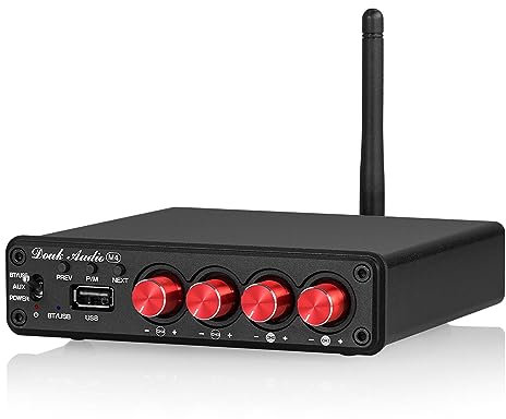 HiFi Bluetooth 5.0 Digital Power Amplifier Stereo 2/4 Channel Audio Amp USB Player 50W x 4 Output for Versatile Sound Systems