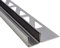 Glas-Fliesenprofil Edelstahl Klemmprofil Wandprofil V2A 2m H12.5mm 11mm-Glas gebürstet