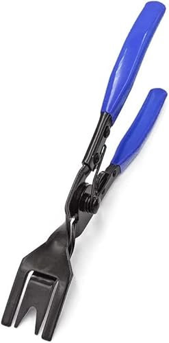 Pince à clipser les rivets en plastique pour voiture, Pince à clipser les panneaux, Outil universel pour enlever les phares de la garniture de porte de voiture (Bleu)