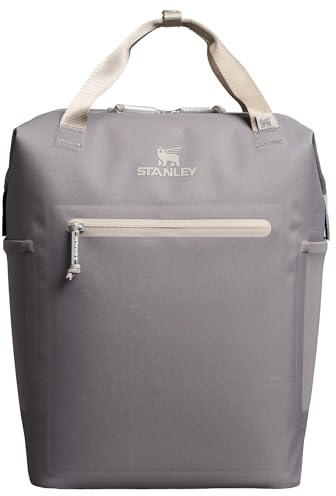 STANLEY Madeleine Soft Cooler Backpack, 14 qt, Stone