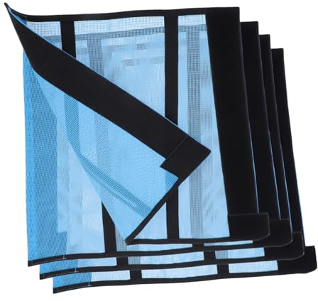 VICASKY Set 4 Stivali Antimosche in Rete Traspirante Per Cavalli, Protezione Gambe Contro Mosche, Resistente e Facile Da Indossare Per Stalle, Allenamento e Competizioni