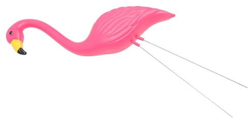 UKCOCO Statue Flamant Rose Plastique pour Jardin Pelouse ÉTang | Rose CréAtif, Plastique Durable, IntéRieur Et ExtéRieur, Mariage Et Maison