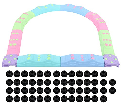 Poutre d'équilibre pour enfants blocs jouets pierres de gué empilables aux couleurs vives favorisent la coordination de la force d'équilibre pour les enfants en bas âge jeu