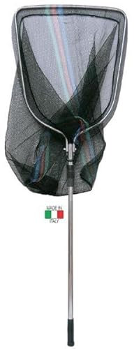 Zepre Guadino Completo Manico 2.00x1.00 Testa Pieghevole Rete diam. 6 e diam. 15 largh. Testata 53x60 (Rete 15)