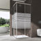 doporro Duschkabine 75x75x190cm Eckeinstieg Duschabtrennung glas Doppel Schiebetür ESG Glas Duschtür Ravenna 16MS Plus