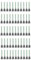 Barfeery 50Pcs Epoxy Adhesive Mixing Nozzle Static Mixing Nozzle MB5-16 Mixing Tube (1:1Ratio) for AB Glue Mixer