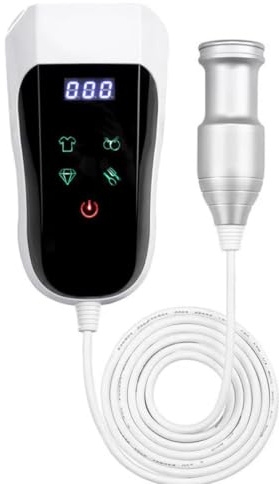 COYEUX Mini ultraljudsrengörare för hemmet, professionell ultraljudsrengöringsenhet, pekskärm, 60 kHz frekvens, för frukt, grönsaker och glas.