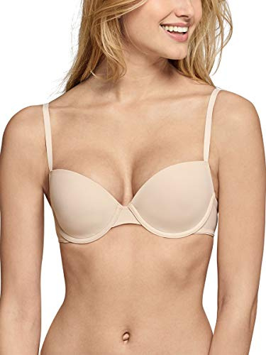 Schiesser Dam bygel-BH med dyna – 152995, sand, 90C
