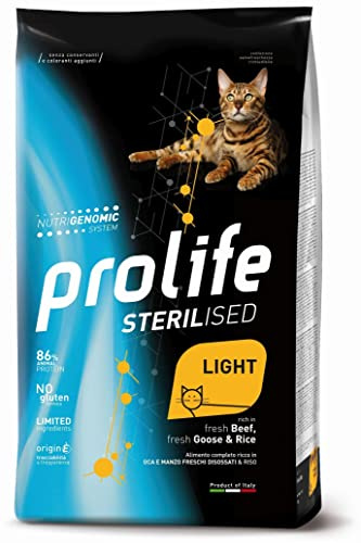 PROLIFE Cat STERILISED Light Carne de Res y Ganso 1,5 kg