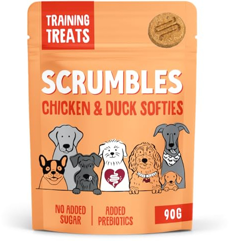 Scrumbles Softies, Chicken & Duck Training Treats, 90g