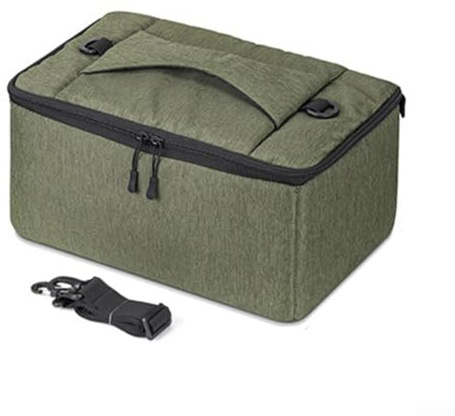 Bolsa de almacenamiento de carrete de pesca, gran capacidad, hecha de material de algodón con cuentas de nailon, para equipos de pesca al aire libre, almacenamiento de carretes de cebo (43 x 26 x 19
