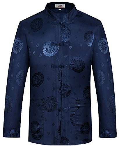 Chinese Tang Suit Brocade Kung Fu Jacket Martial Arts Shirt for Men&Women