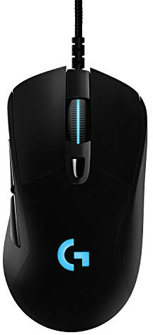 Logitech G 403 LIGHTSPEED Wireless Gaming Mouse, HERO 25K Captor, 25,600 DPI, Adjustable Weights, 6 Programmable Buttons, Built-in Memory, PC/Mac Compatible - Black (Renewed)