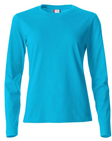 CliQue - T-Shirt Basic - Damen, türkis, X-Large