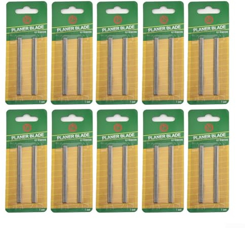 20 cuchillas cepilladoras de carburo, 82 mm HSS reversibles, cuchillas cepilladoras eléctricas para cepilladora eléctrica mecánica, cepilladora de carpintería