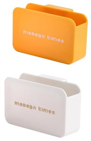 SHOWERORO 4 Pz Organizzatore di Pacchetti Alimentari Lato Frigorifero Scomparto Porta Pacchi Contenitore per La Conservazione degli Alimenti Accessori Minifrigo ABS