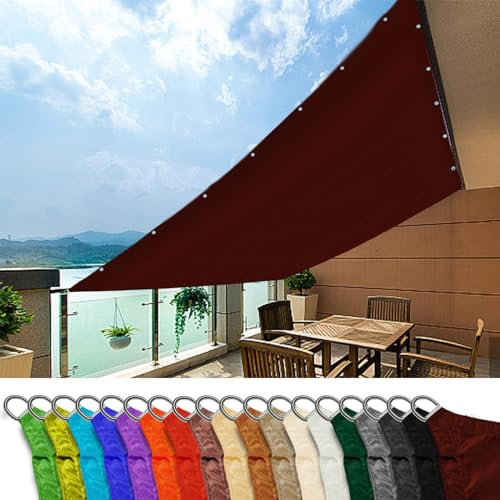 Vela rossa impermeabile 3.5x6.5m del parasole del vino per area all'aperto dell'ombra del prato inglese del giardino