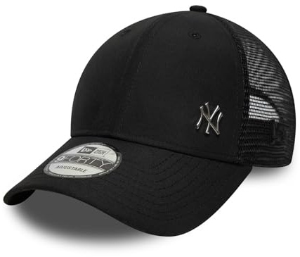 New Era Flawless 9Forty Trucker Adjustable Cap NY Yankees Schwarz, Size:OneSize