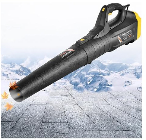 XSDAJSD Soplador de Hojas inalámbrico de 3500 W, Potente Aspirador de jardín, 218 km/h de Velocidad del Viento + 790 m³/h de Volumen de Aire, Control de 6 velocidades para el Cuidado del césped.