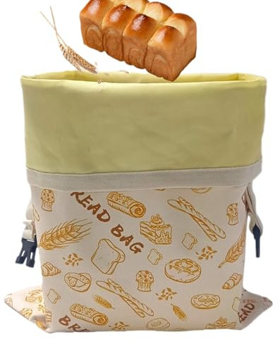 Gihioue Bolsas Para Pan De Cera De Abejas Para Pan,30 x 39 cm Bolsas Reutilizables Para Congelador - Funda Reutilizable De Cera De Abejas, Envase Para Congelador Que Mantiene La Frescura